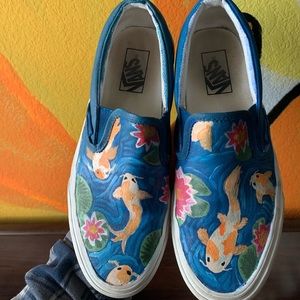 Hand Painted Slip-On Vans